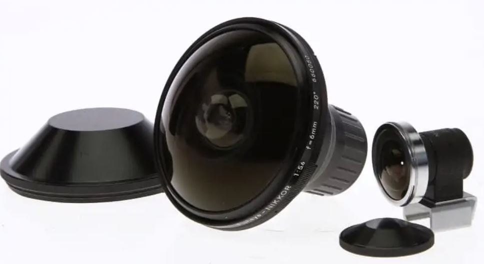 Nikkor 6mm F/2.8 Fisheye lens